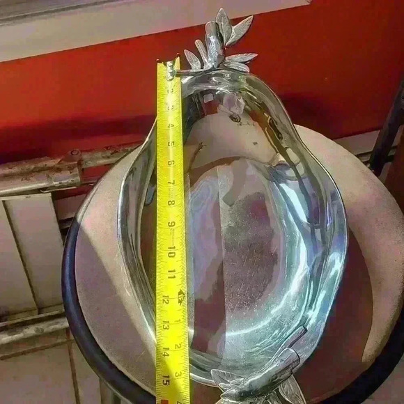 Vintage Pewter Metal Silver Bowl - Bird Bowl - Picture 10 of 16